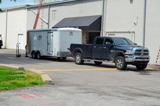 Box truck loading